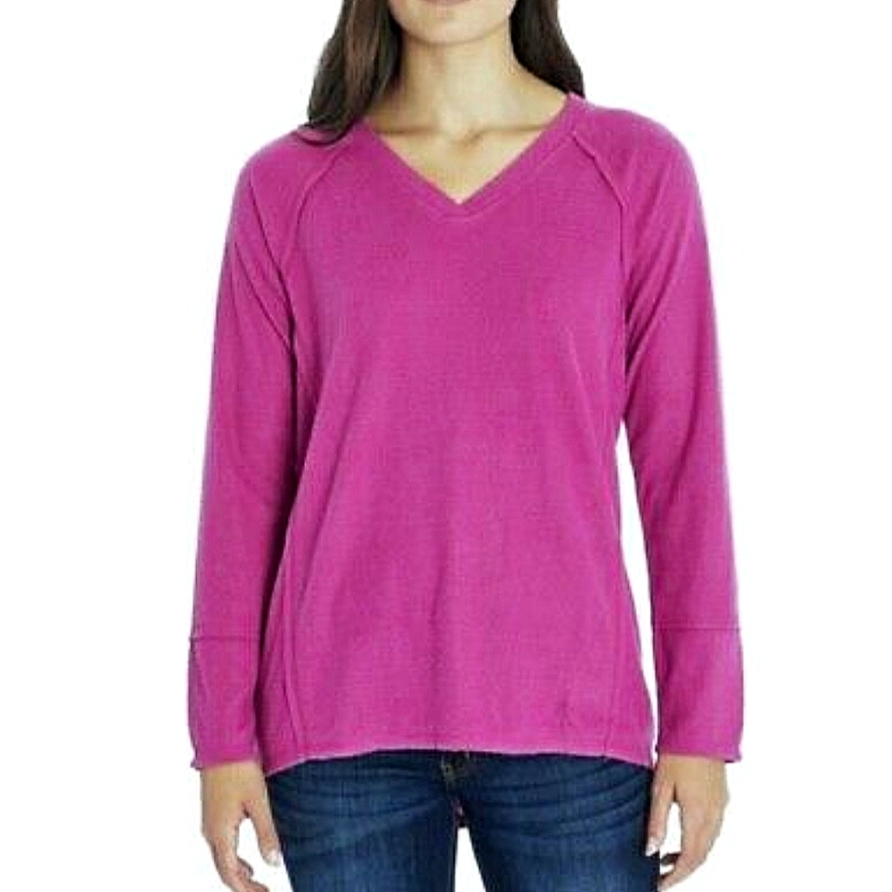 Wildfox Haley Brushed V-Neck Pullover